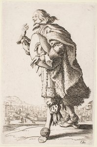 「ロレーヌの貴族」シリーズより、お辞儀をする紳士 作： Jacques Callot