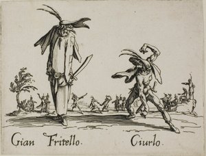 ジャン・フリッテッロ - バッリ・ディ・スフェッサニアより「チウロ」、プレート7 作： Jacques Callot