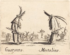 Guatsetto and Ladle, c. 1622年。 作： Jacques Callot