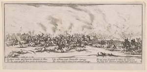 戦い、「戦争の大惨事」のイラスト 作： Jacques Callot