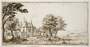 ラ・ヴィエイユ・マルグランジュ（ペン・茶インク・紙 作： Jacques Callot