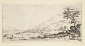 ジョヴァンニ・デ・メディチのための風景からの狩猟鳥 作： Jacques Callot