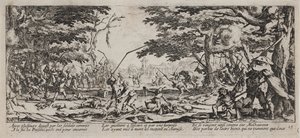 戦争の悲惨と不幸 (blad 17) 作： Jacques Callot