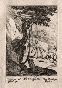 ペニテンツ：聖フランソワ。 作： Jacques Callot
