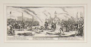 戦争の悲惨さ: No. 13 - 賭け金 作： Jacques Callot