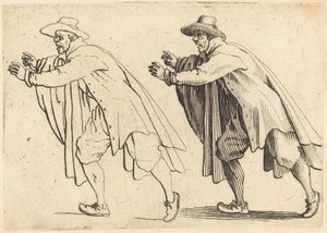突然動く男、c。 1617年。