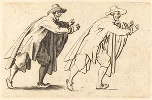 突然動く男、c。 1622年。
