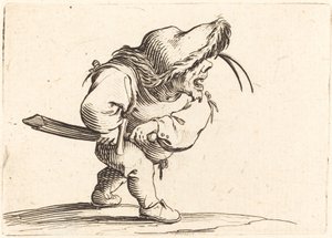 剣を抜く準備をする男、c. 1622年。