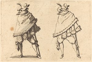 マントに包まれた男 作： Jacques Callot