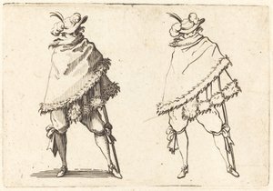 マントに包まれた男 作： Jacques Callot