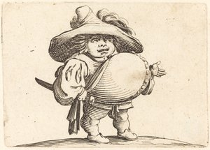 大きな腹を持つ男 作： Jacques Callot