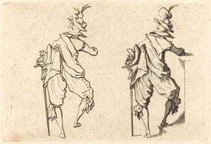 剣を持つ男 作： Jacques Callot