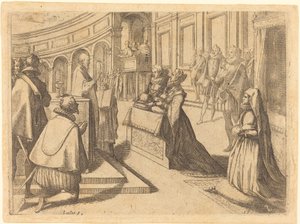 オーストリアのマーガレットとフェリペ3世の結婚 作： Jacques Callot