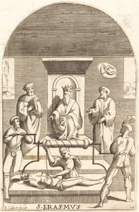 聖エラスムスの殉教 作： Jacques Callot