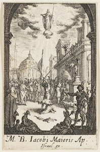 聖ヨハネ少佐の殉教（『使徒の殉教』より第4版 作： Jacques Callot