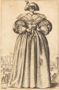 仮面の貴婦人 作： Jacques Callot