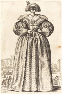 仮面の貴婦人 作： Jacques Callot