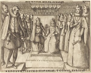 オーストリアのマーガレットとフェリペ3世 作： Jacques Callot