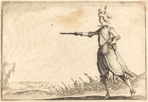 徒歩の軍司令官 作： Jacques Callot