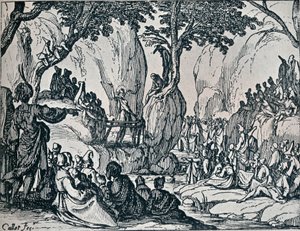 いいえ。 -セントジョン・プリーチング、1635、1924 作： Jacques Callot