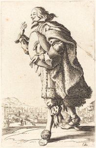 フェルトの帽子をかぶった貴族、お辞儀、c。 16201623。 作： Jacques Callot