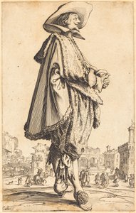 手を組んだ貴族 作： Jacques Callot