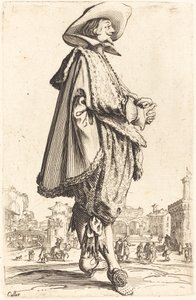 手を組んだ貴族 作： Jacques Callot