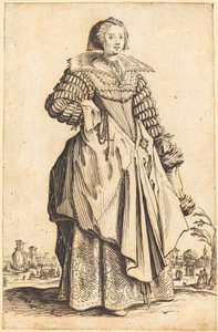 大首輪の貴婦人 作： Jacques Callot