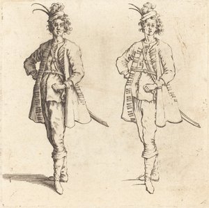オフィサー、正面図 作： Jacques Callot