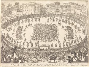 歩兵戦闘の一つ 作： Jacques Callot