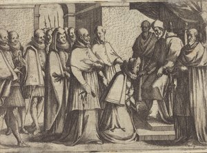 教皇謁見[裏面]、1612年。