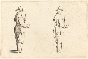 カップを持つ農民 作： Jacques Callot