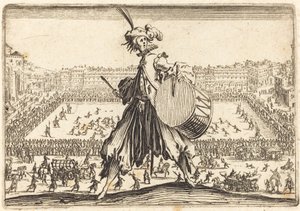 サンタ クローチェ広場、フィレンツェ 作： Jacques Callot