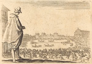 サンタ・マリア・ノヴェッラ広場、フィレンツェ 作： Jacques Callot