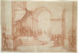 手を洗うピラト 作： Jacques Callot