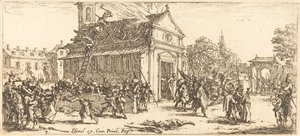 修道院の略奪 作： Jacques Callot