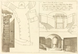 聖誕教会の平面図と立面図 作： Jacques Callot