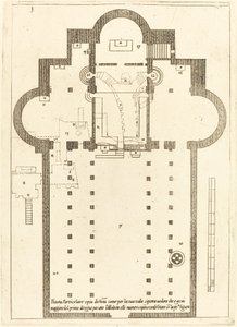 聖骸布教会の平面図（1619年）。
