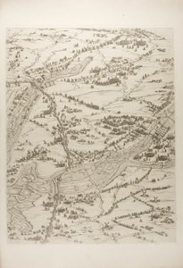 『ラ・ロシェル包囲戦』のプレート3 作： Jacques Callot