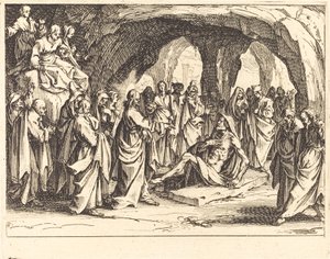 ラザロの育成 作： Jacques Callot