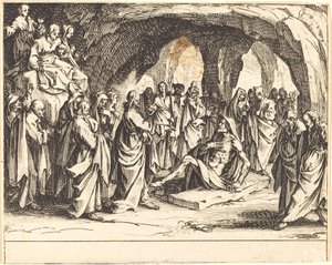 ラザロの育成 作： Jacques Callot