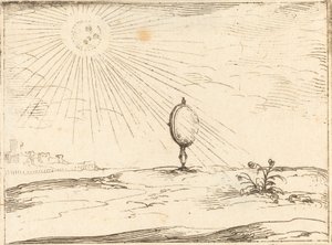 太陽の光線。 作： Jacques Callot