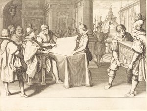 ドゥオーモの修復、フィレンツェ、c。 1614年。 作： Jacques Callot