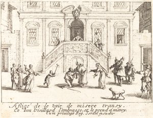 放蕩息子の帰還 作： Jacques Callot