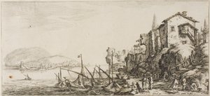 狩猟からの帰還、フィレンツェでデザインされたさまざまなシーンから 作： Jacques Callot