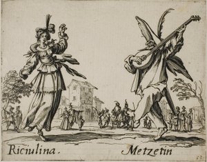 バッリ・ディ・スフェッサニアよりリシウリーナ-メッツェティン、プレート8 作： Jacques Callot