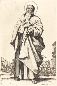 聖バーソロミュー、1631年出版。 作： Jacques Callot