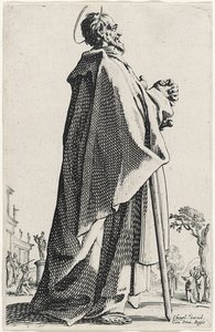 Les GrandsApôtres（The Large Apostles）の聖マシュー、1631 作： Jacques Callot