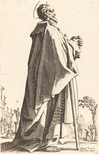 聖マタイ、1631年出版。 作： Jacques Callot