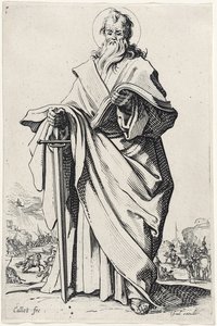 Les GrandsApôtres（The Large Apostles）のセントポール、1631 作： Jacques Callot